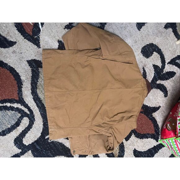 Vintage sz XL Carhartt Blanket Lined Jacket Corduroy Collar Muleskin 80’s - Picture 11 of 16